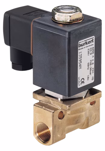 Bürkert Type 0255 - Direct-acting 2/2-way plunger valve