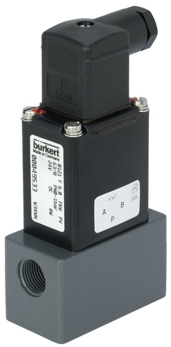 Bürkert Type 0121 - Direct-acting 2/2 or 3/2-way pivoted armature valve