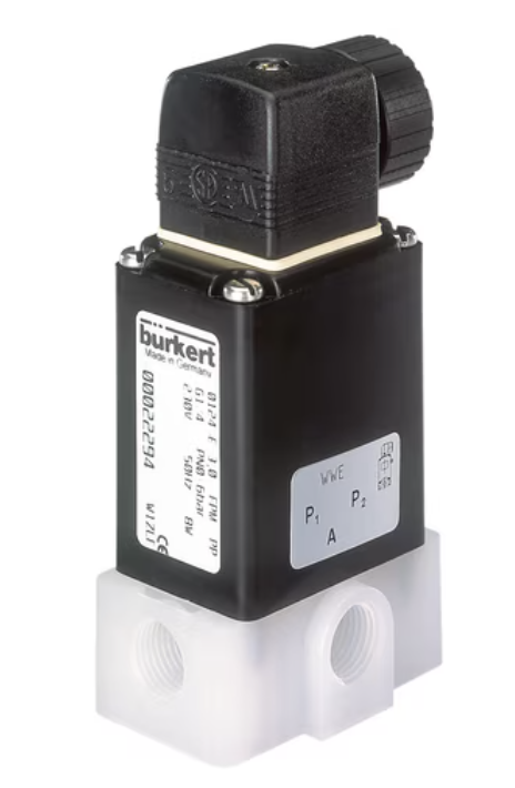 Bürkert Type 0124 Direct-Acting 2/2 or 3/2 Way Pivoted Armature Valve
