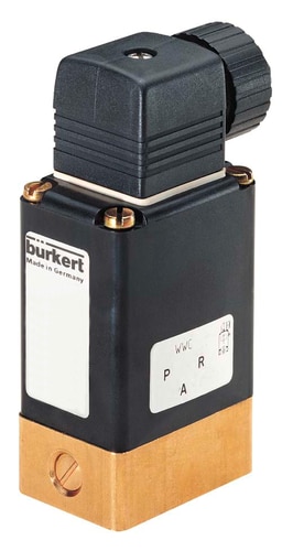 Bürkert Type 0125 - Direct-acting 2/2 or 3/2 way pivoted armature valve