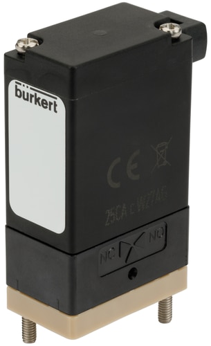 Bürkert Type 0127 - 2/2-way or 3/2-way rocker solenoid valve with separating diaphragm