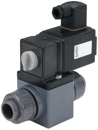 Bürkert Type 0131 - Direct-acting 2/2-way or 3/2-way toggle valve