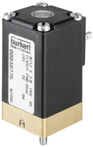 Bürkert Type 0212 - Direct-acting 2/2-way plunger valve