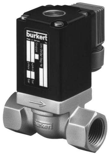 Bürkert Type 0243 - Direct-acting 2/2 way plunger valve