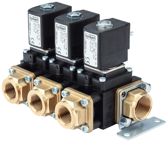 Bürkert Type 0287 - 2/2-way solenoid valve for neutral media