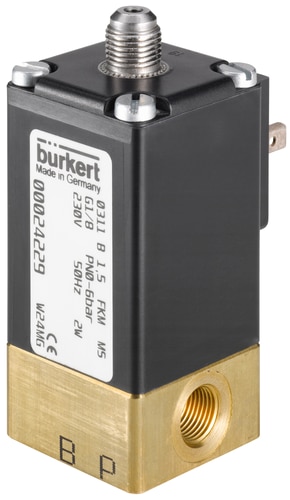Bürkert Type 0311 - Direct-acting 3/2-way plunger valve