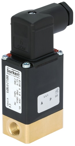 Bürkert Type 0330 - Direct-acting 2/2 or 3/2-way pivoted armature valve