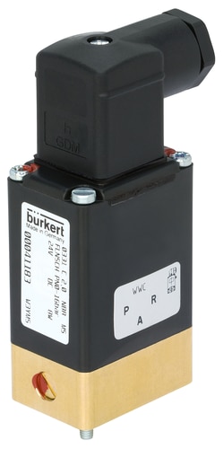 Bürkert Type 0331 - Direct-acting 2/2 or 3/2-way pivoted armature valve
