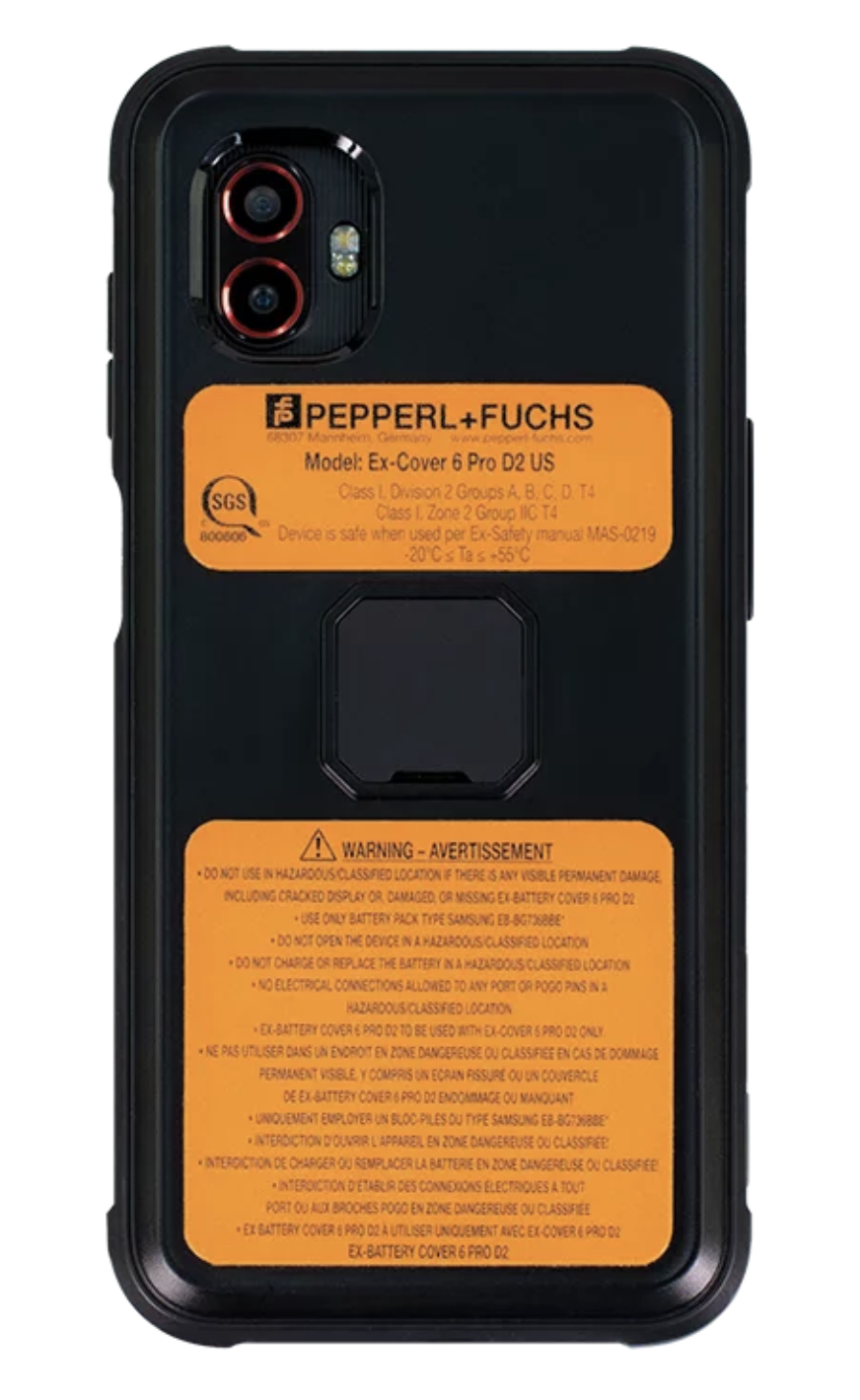Ecom (Pepperl+Fuchs) Ex-Cover 6 Pro D2 Rugged Smartphone