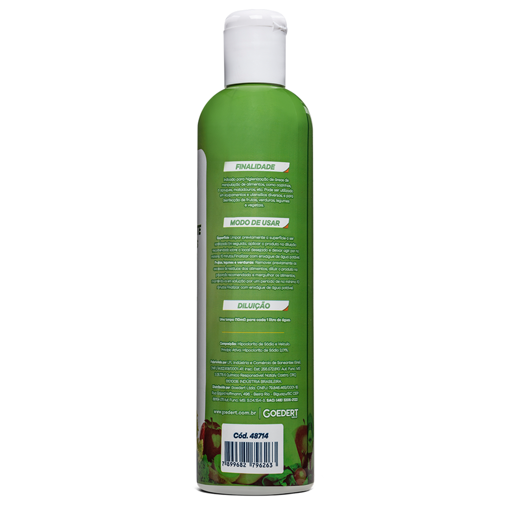 Desinfetante Para Frutas E Verduras - 300ml (1:100)