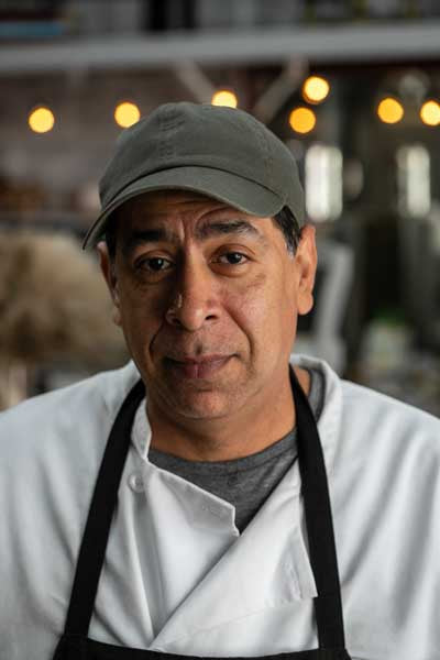 A baker at Sensible Bakery