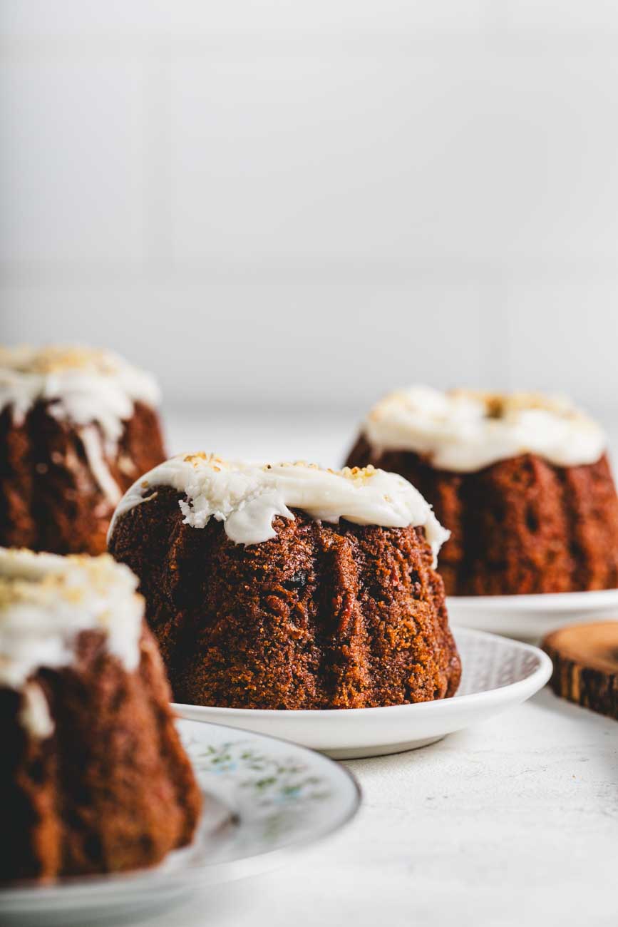 Mini Carrot Walnut Bundt