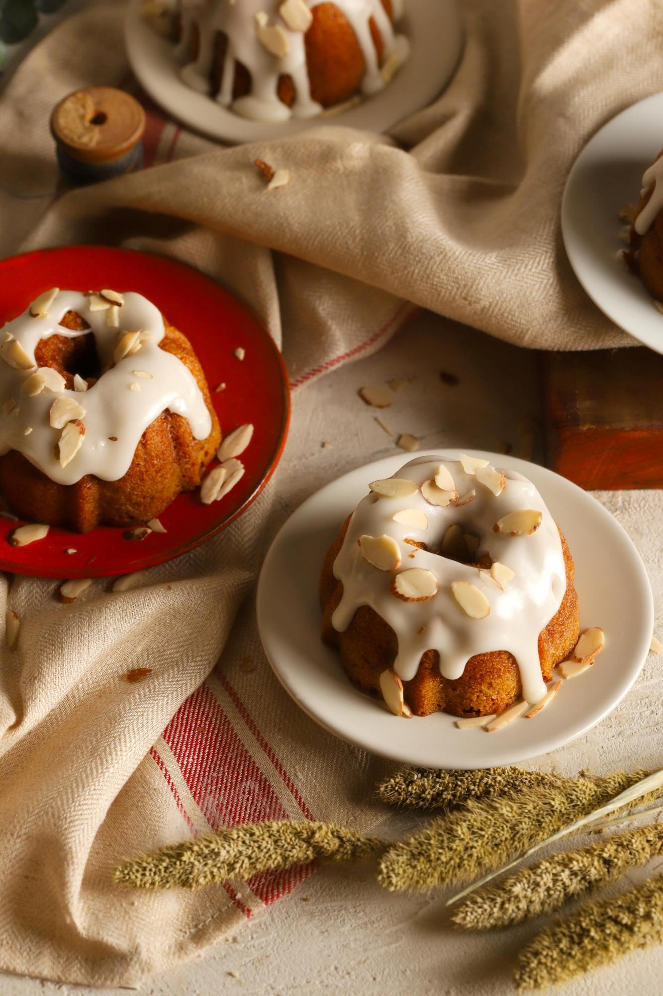 Mini Lemon Almond Bundt
