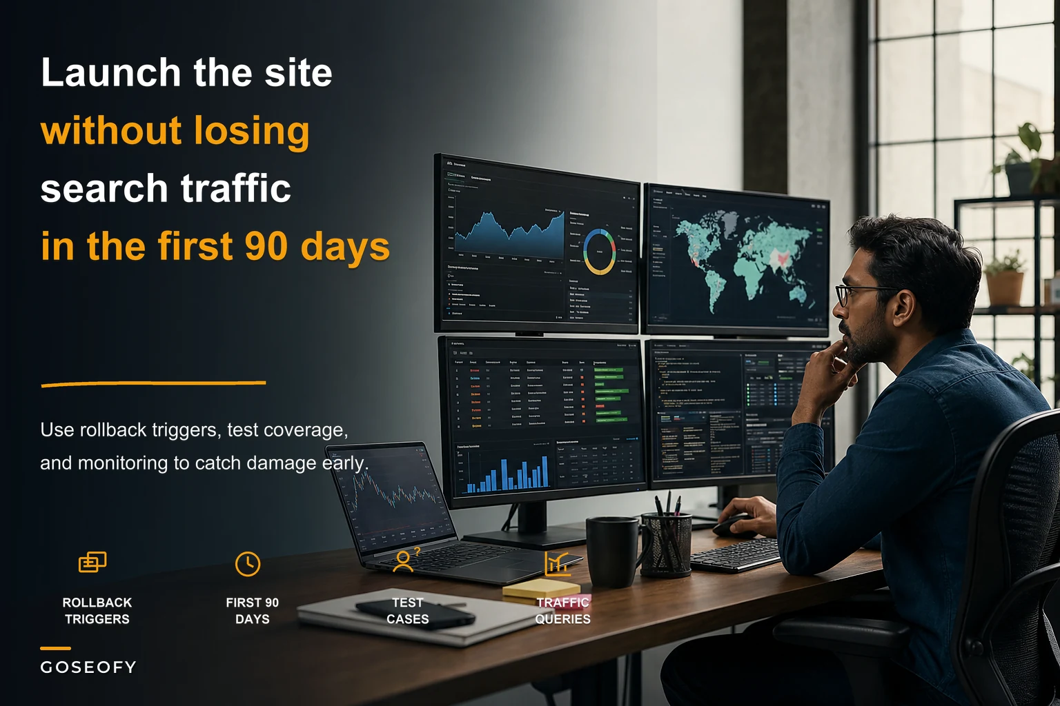 Avoid post-launch traffic loss: a technical SEO migration playbook with rollback criteria and 90‑day monitoring