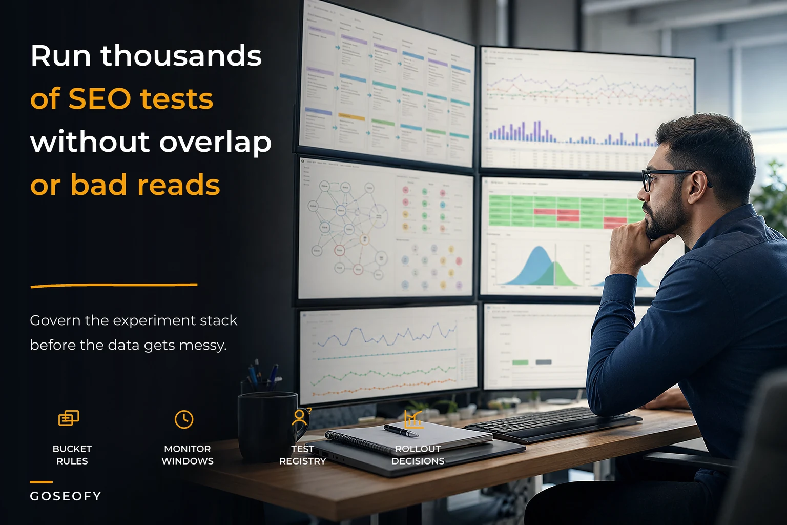 Enterprise SEO experimentation program: governance to run thousands of safe tests and measure incremental value