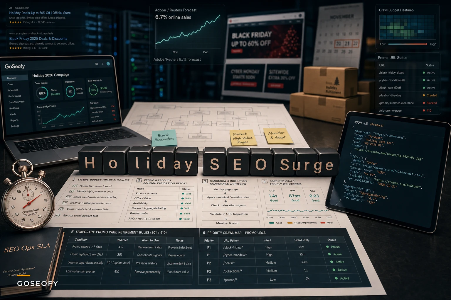 How to Rewire SEO Ops for a Discount-Driven Holiday (capture the 2026 online sales surge)