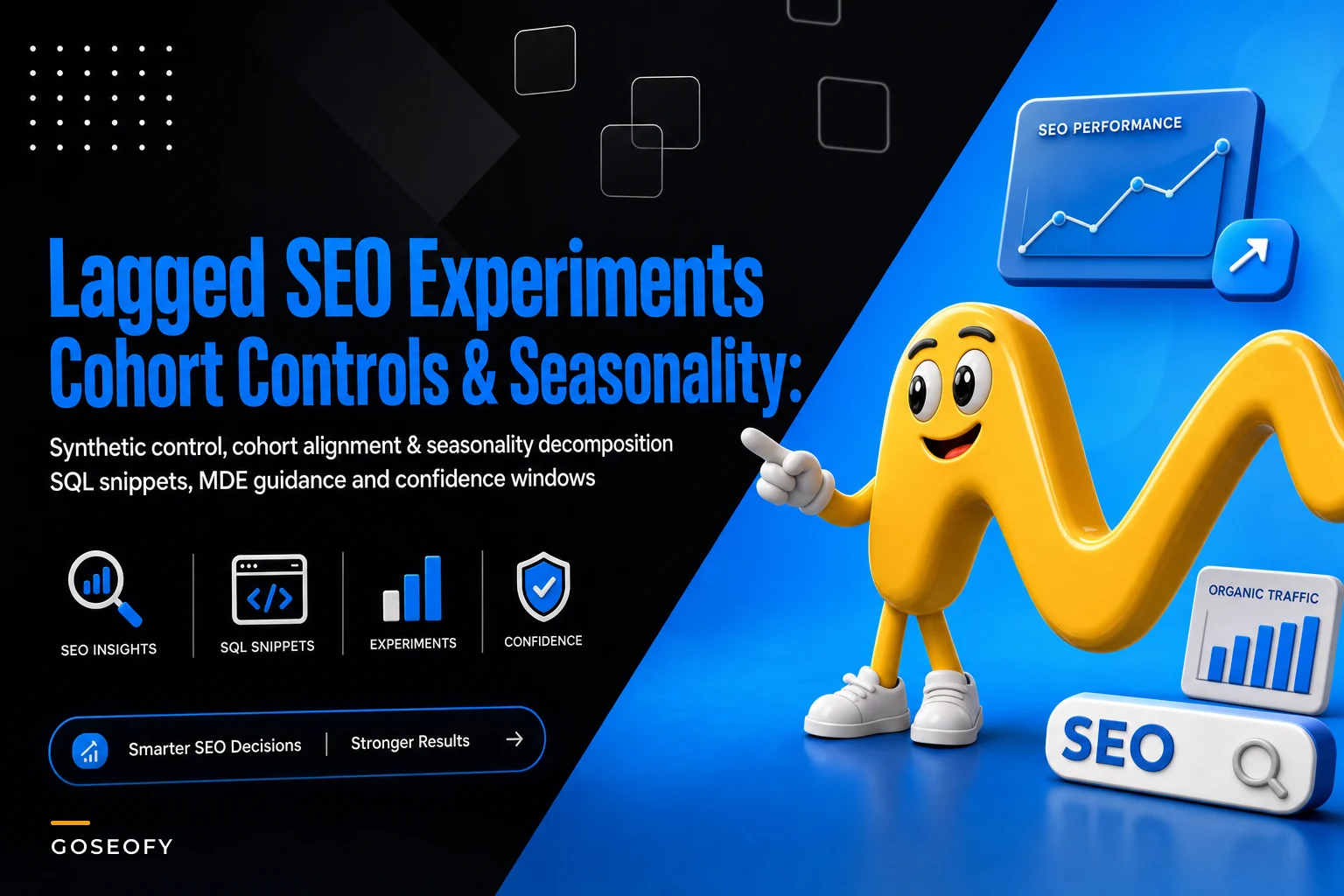 Measuring lagged SEO experiments: cohort controls, seasonality and confidence windows