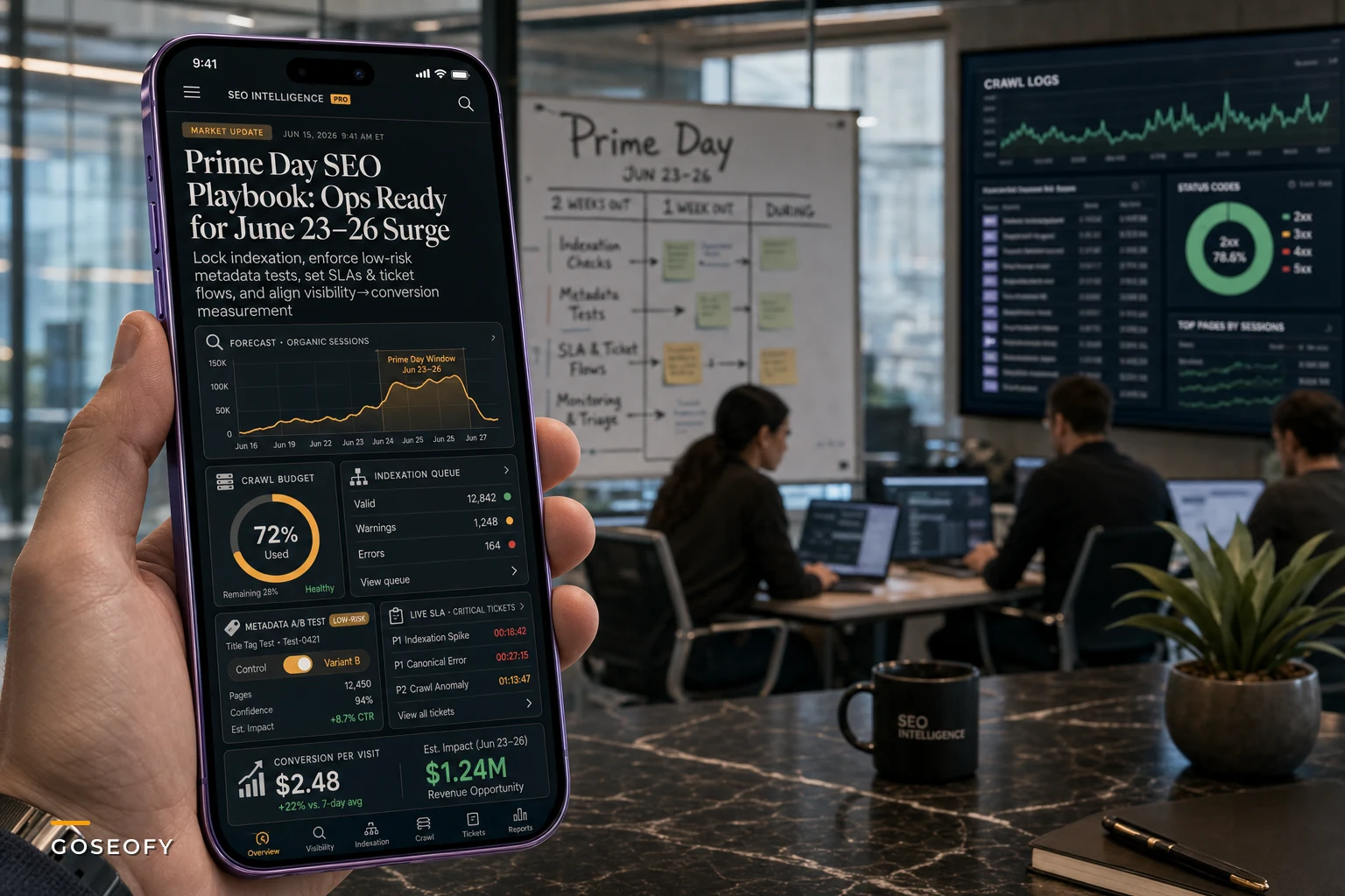 Prime Day SEO Playbook: Preparing Operations, Indexation and Metadata Tests for the June 23–26 Surge