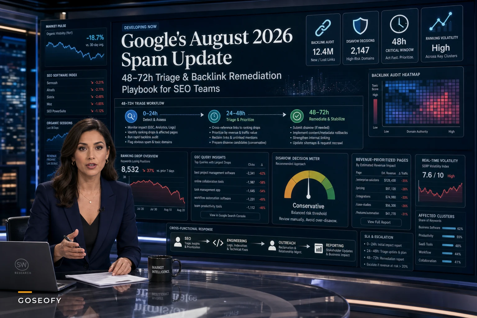 Responding to Google's August 2026 Spam Update: A Rapid 48–72h Triage & Backlink Remediation Playbook