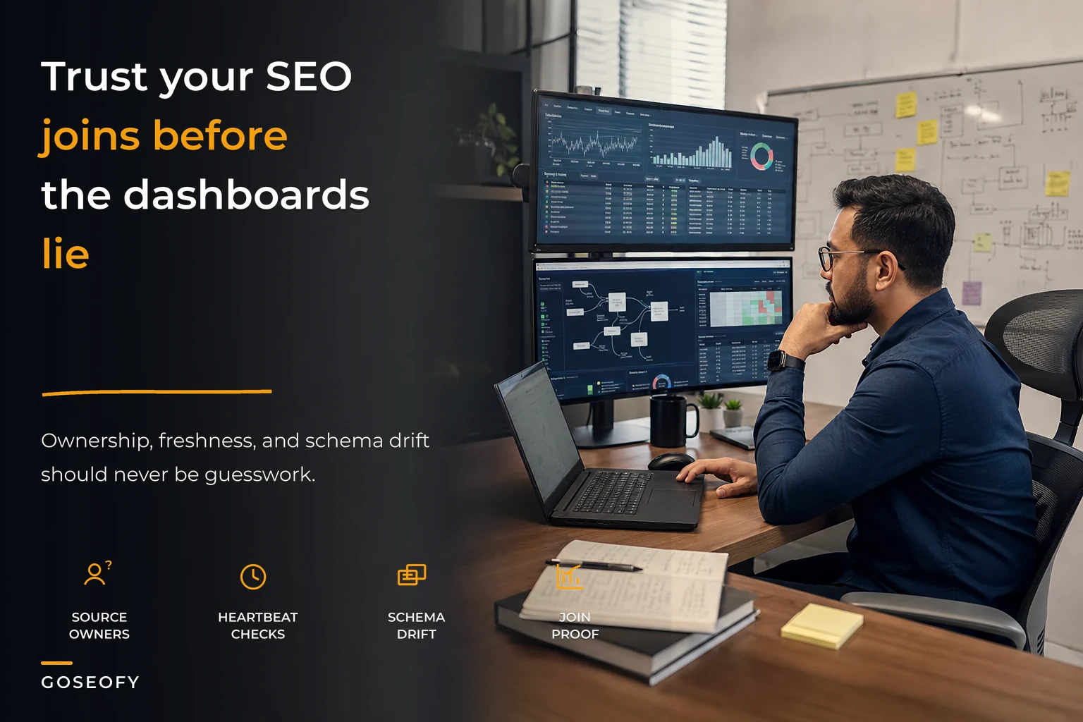 SEO data observability: lineage, ownership and alerts to trust GSC/GA joins