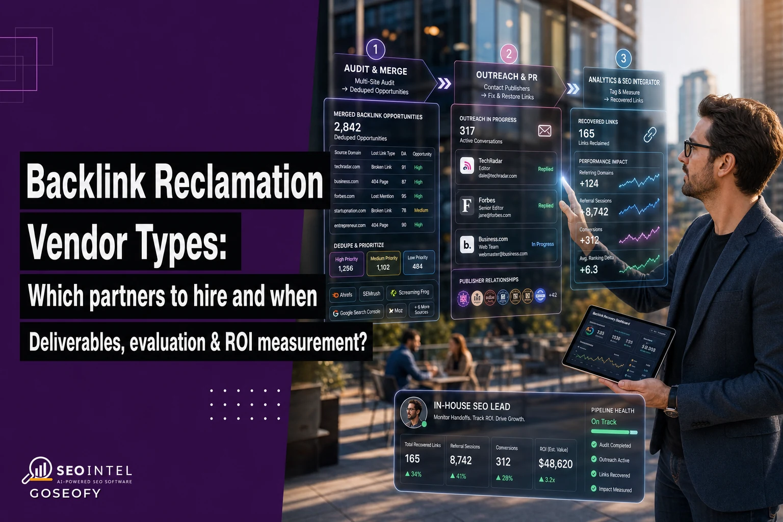 Which partners should brands hire for backlink reclamation? 3 vendor types, what they deliver, and how to measure ROI