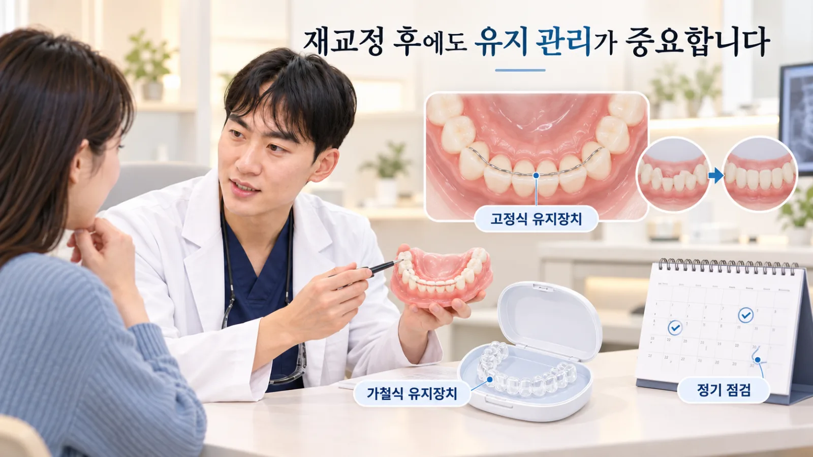 재교정 후 유지장치와 정기 점검 2