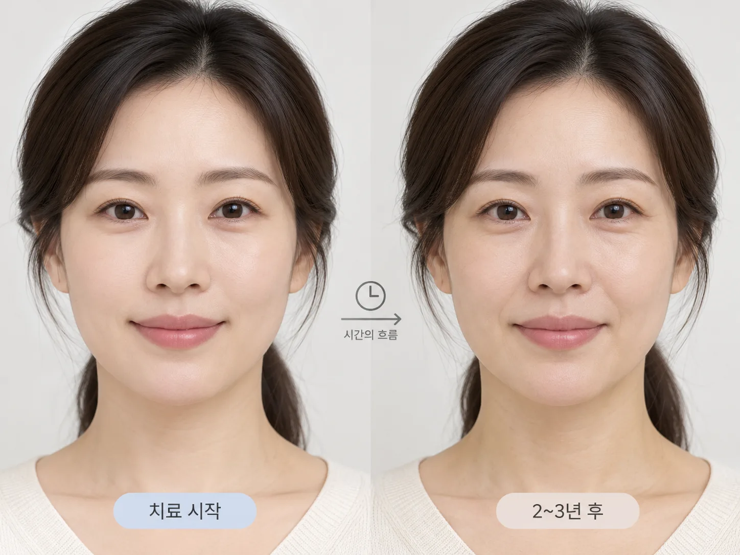 시간의 흐름에 따른 자연스러운 변화
