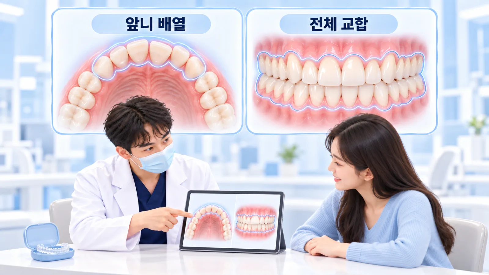 앞니와 전체 교합, 맞춤 상담