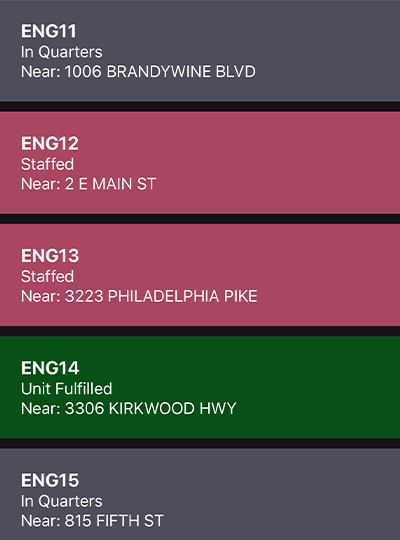 CADAlert Mobile Unit Monitor