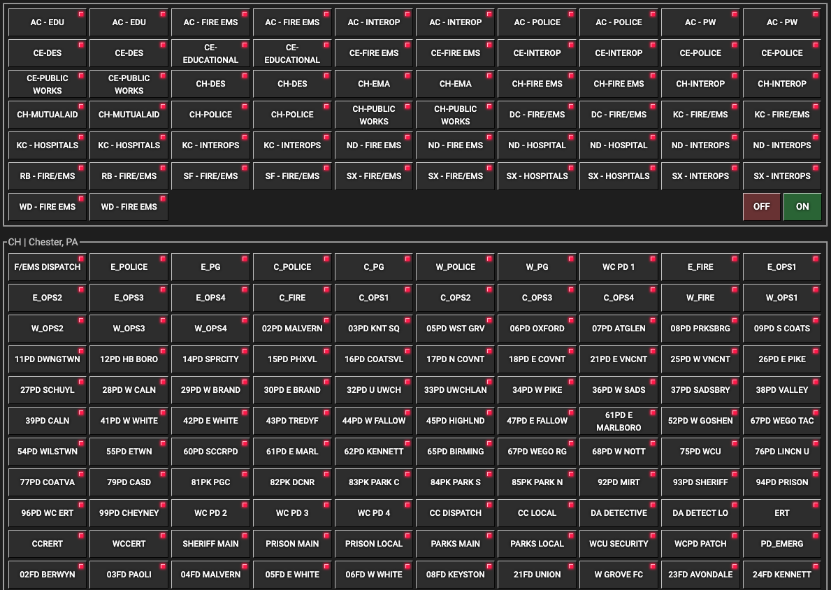 SEPARdio Channel List Screenshot