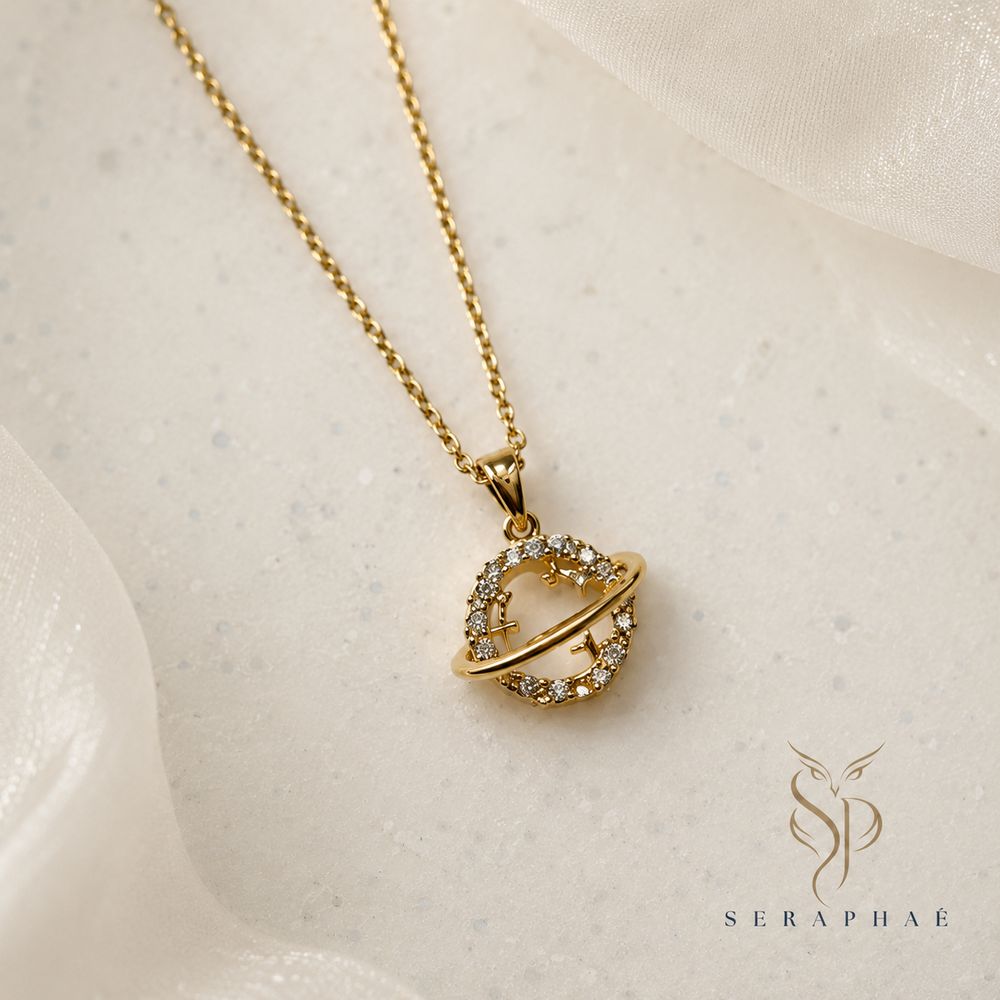 Celestial Saturn Pendant — view 3