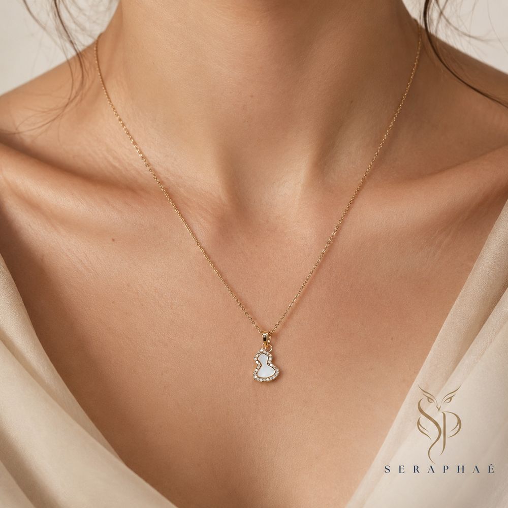 Crystal Heart Drop Pendant — view 3