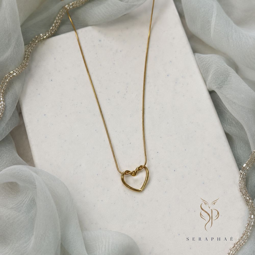 Open Heart Pendant — view 1