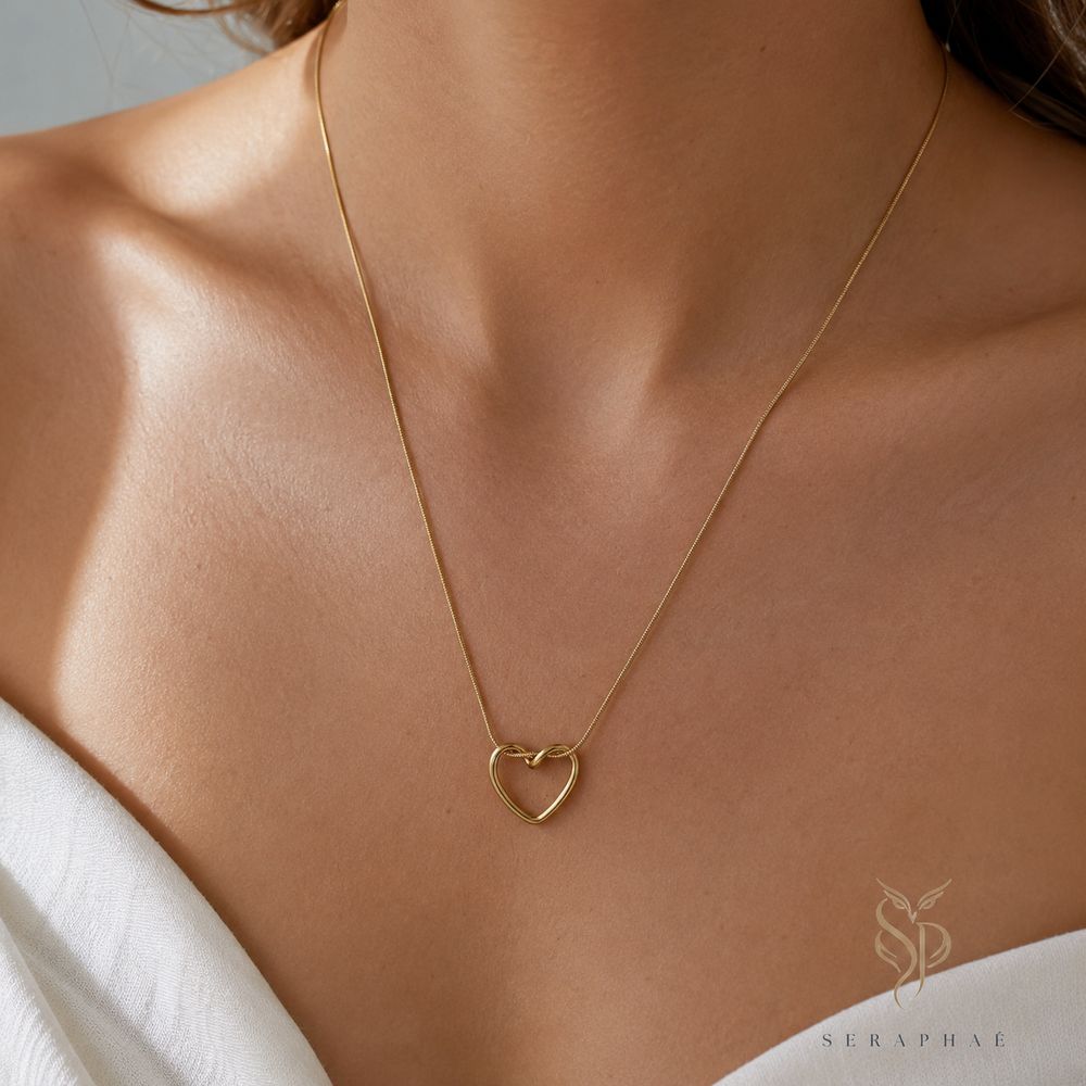 Open Heart Pendant — view 2