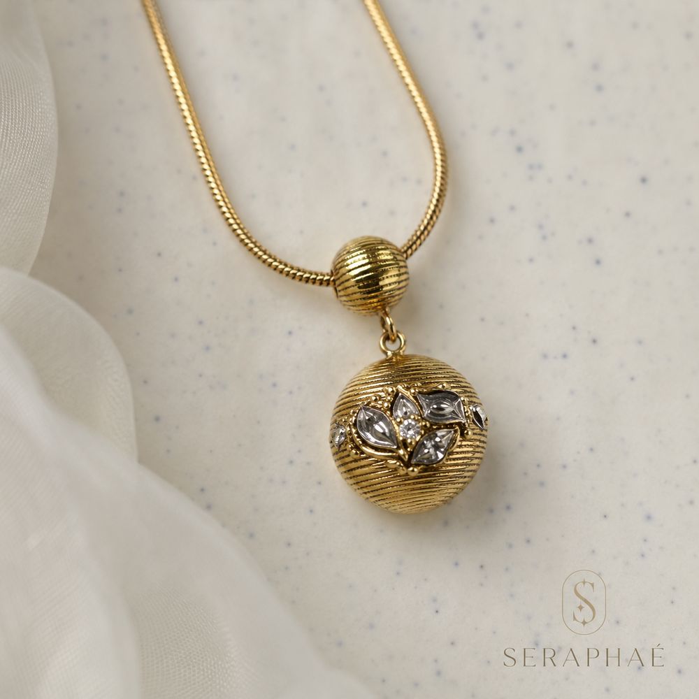 Pavé Orb Pendant — view 2