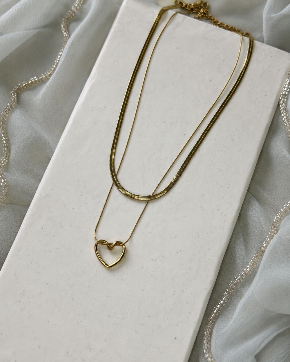 Layered Heart Chain — view 2