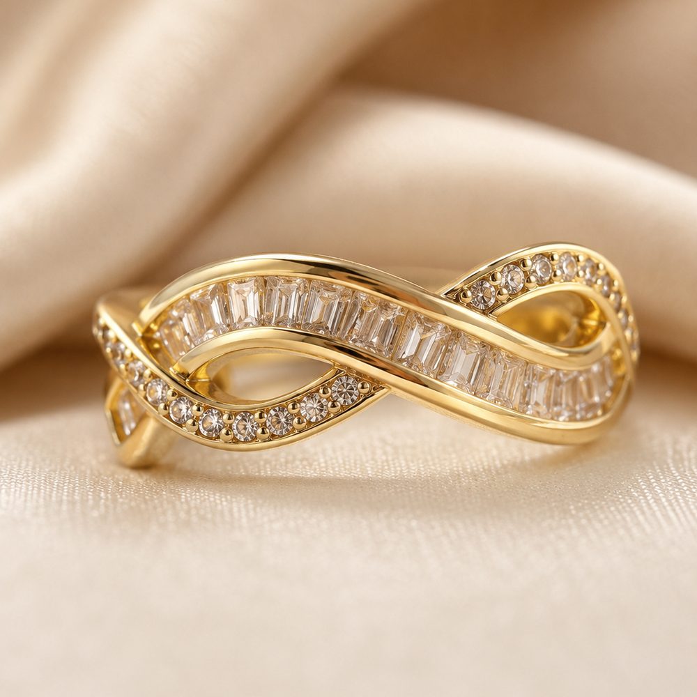 Infinity Twist Ring — view 3