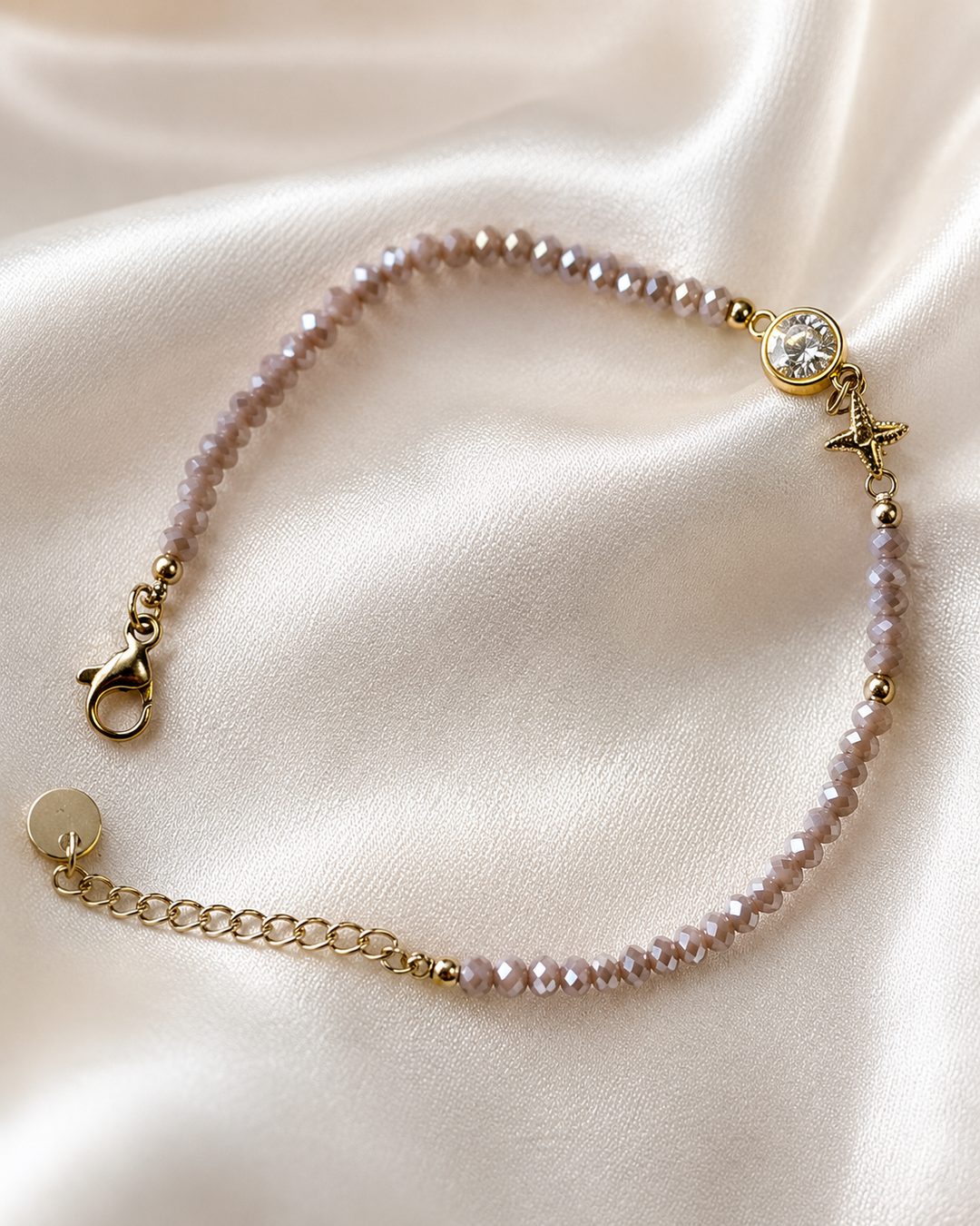 Lavender Crystal Bracelet — view 2