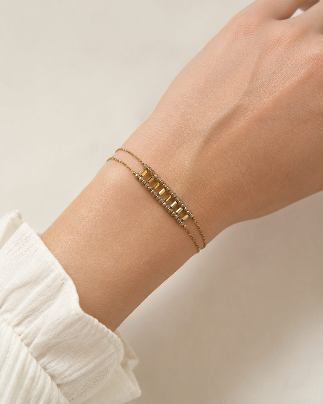 Baguette Bar Bracelet — view 2