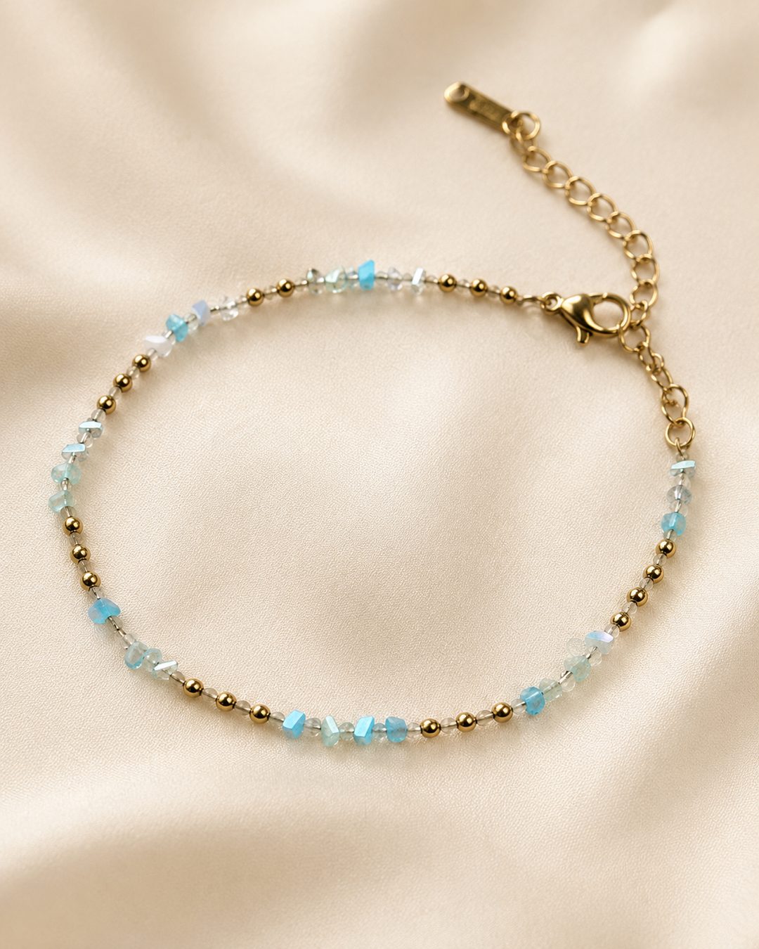Aqua Bead Bracelet — view 3
