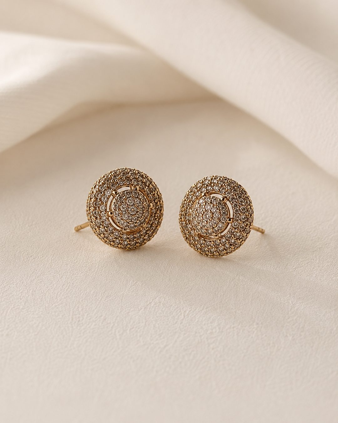 Pavé Dome Studs — view 3