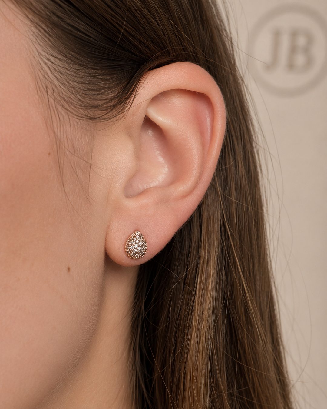 Petite CZ Studs — 18k gold-plated · CZ