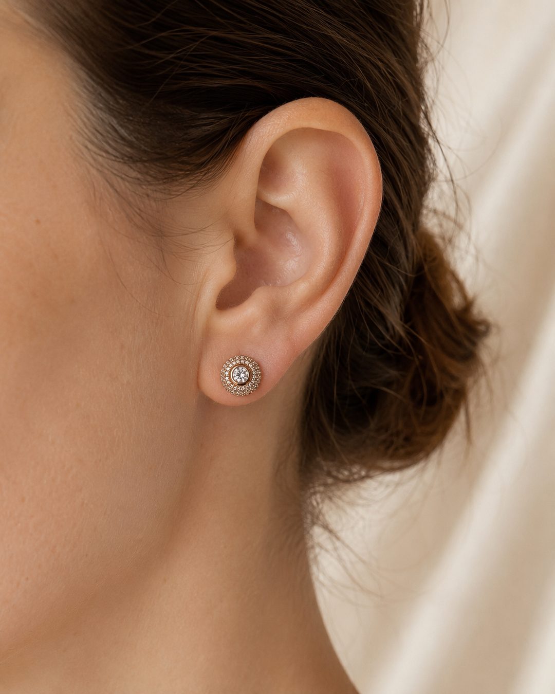 Vintage Halo Studs — view 2