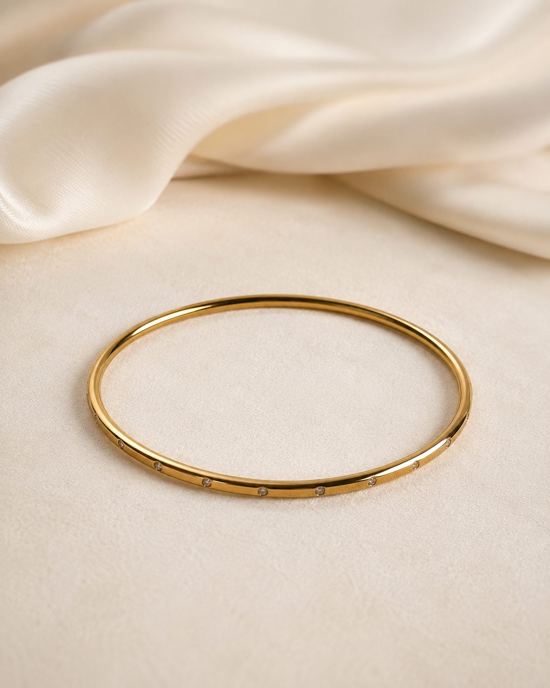 Slim Plain Bangle — view 1