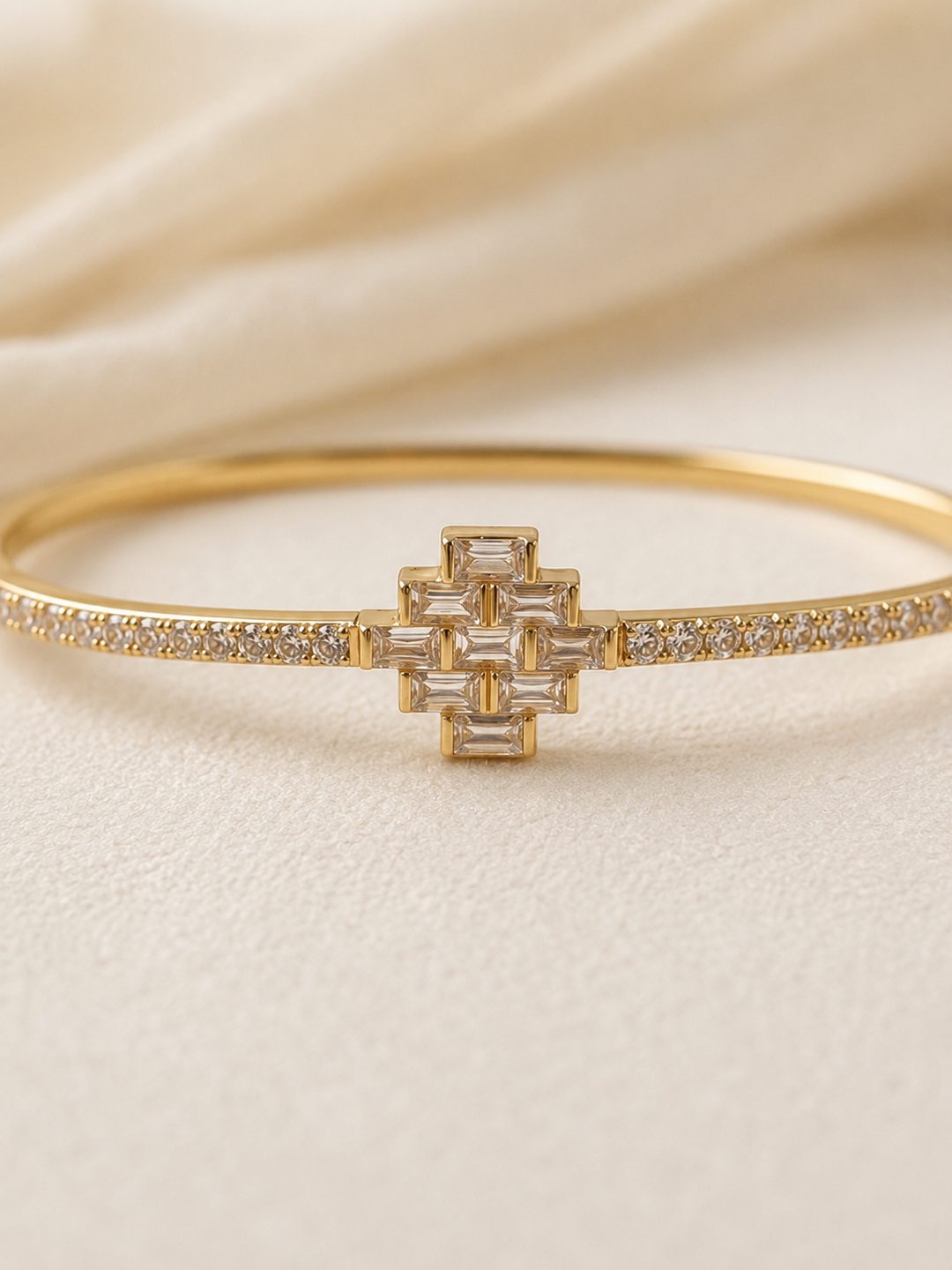 Pavé Cross Bangle — view 3