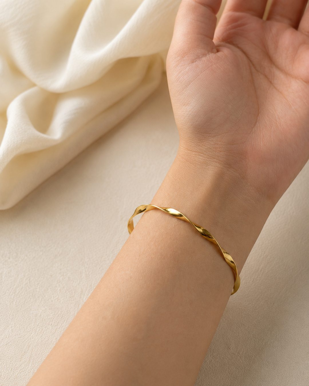 Twisted Rope Bangle — view 2