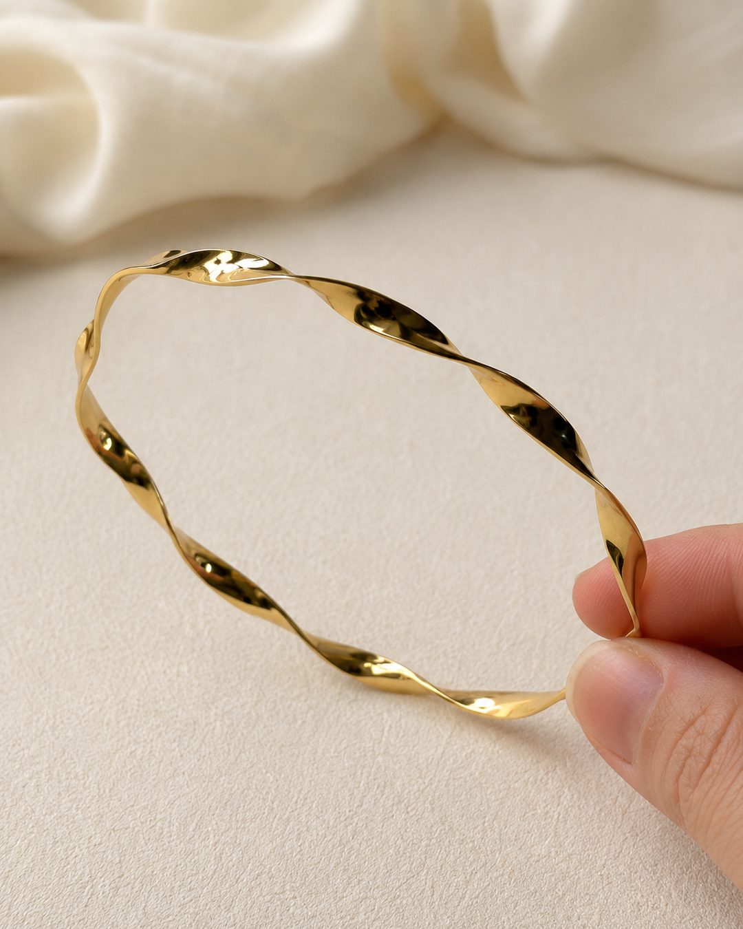 Twisted Rope Bangle — view 3