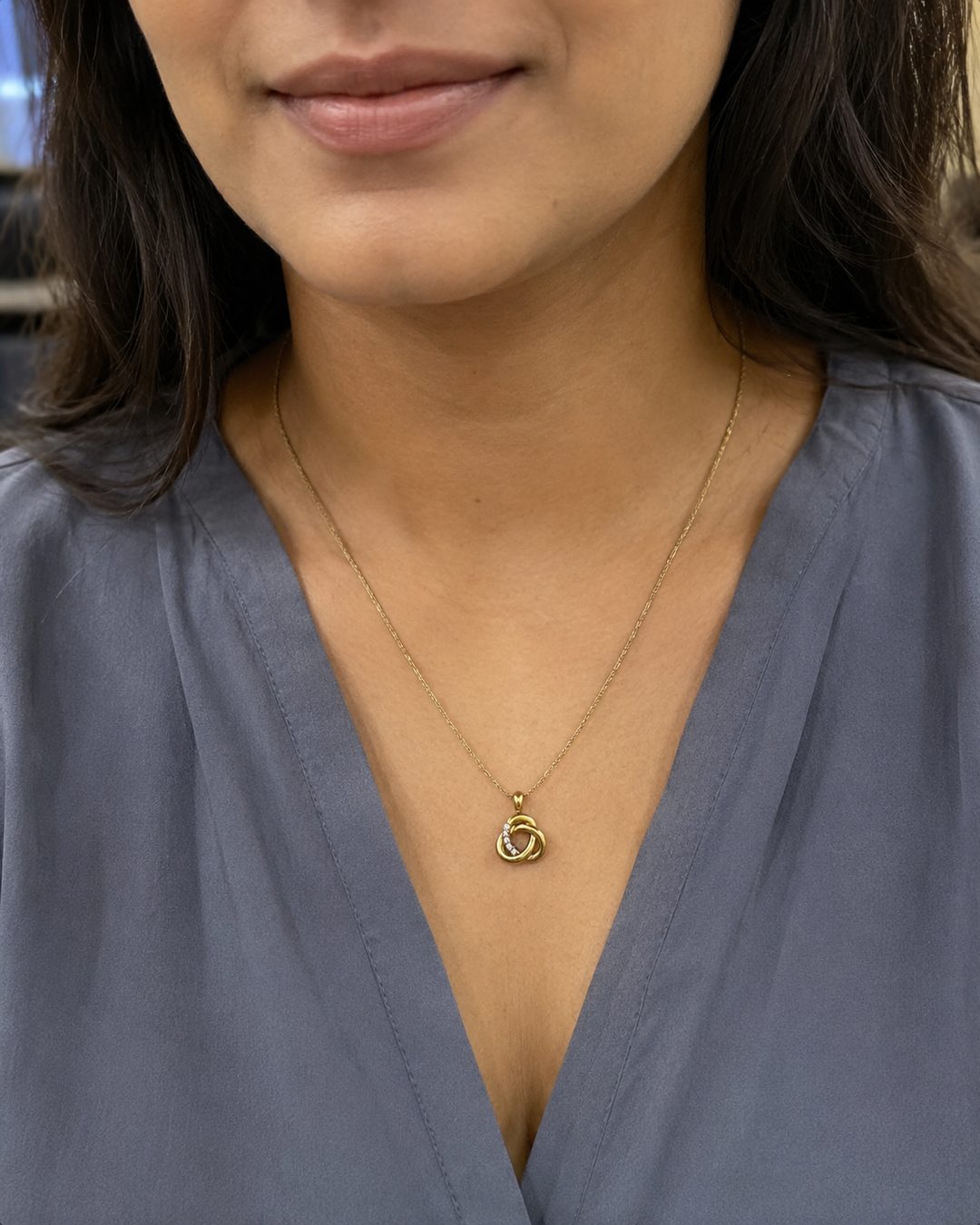 Love Knot Pendant — view 2