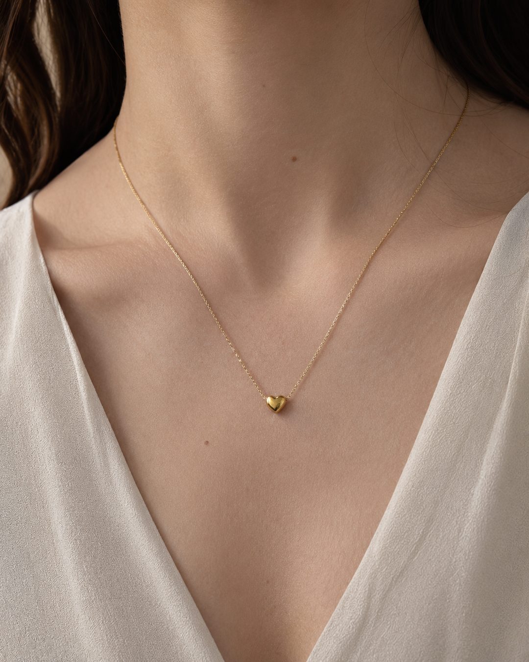 Petite Heart Necklace — view 2