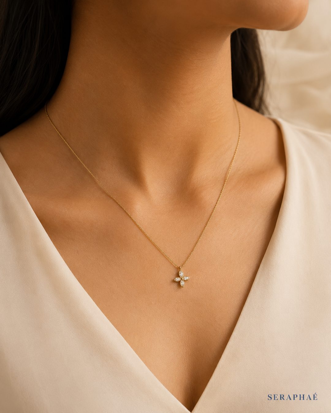 Mini Clover Necklace — view 2